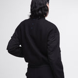 Wool and Nylon Blouson Black PR421100