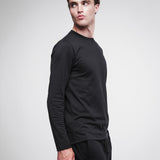 Cotton Long Sleeved T-Shirt PR454100 Black