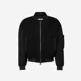 Wool and Nylon Blouson Black PR421100