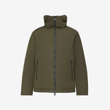 Short Nylon Down Jacket Khaki PR426717