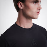 Cotton T-shirt with central logo PR450100 Black