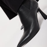 Ankle Boot M6589B Nappa Nero Lambskin Booties