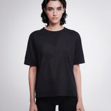 Jersey T-Shirt with Silk Screen Printing PR456100 Black