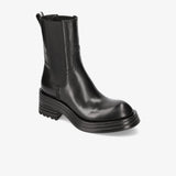 Ankle Boot M6338A Gaucho Nero + Heidi Brushed Leather Booties