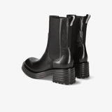 Ankle Boot M6338A Gaucho Nero + Heidi Brushed Leather Booties