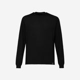 Crewneck Wool Sweater Black PMG01100