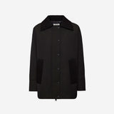 Jacket in Opaque Nylon PR414100 Black