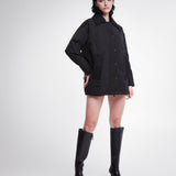 Jacket in Opaque Nylon PR414100 Black