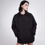 Jacket in Opaque Nylon PR414100 Black