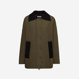 Jacket in Opaque Nylon PR414717 Khaki