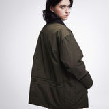 Jacket in Opaque Nylon PR414717 Khaki