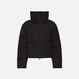 Cropped Nylon Down Jacket Black PR415100