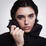 Cropped Nylon Down Jacket Black PR415100