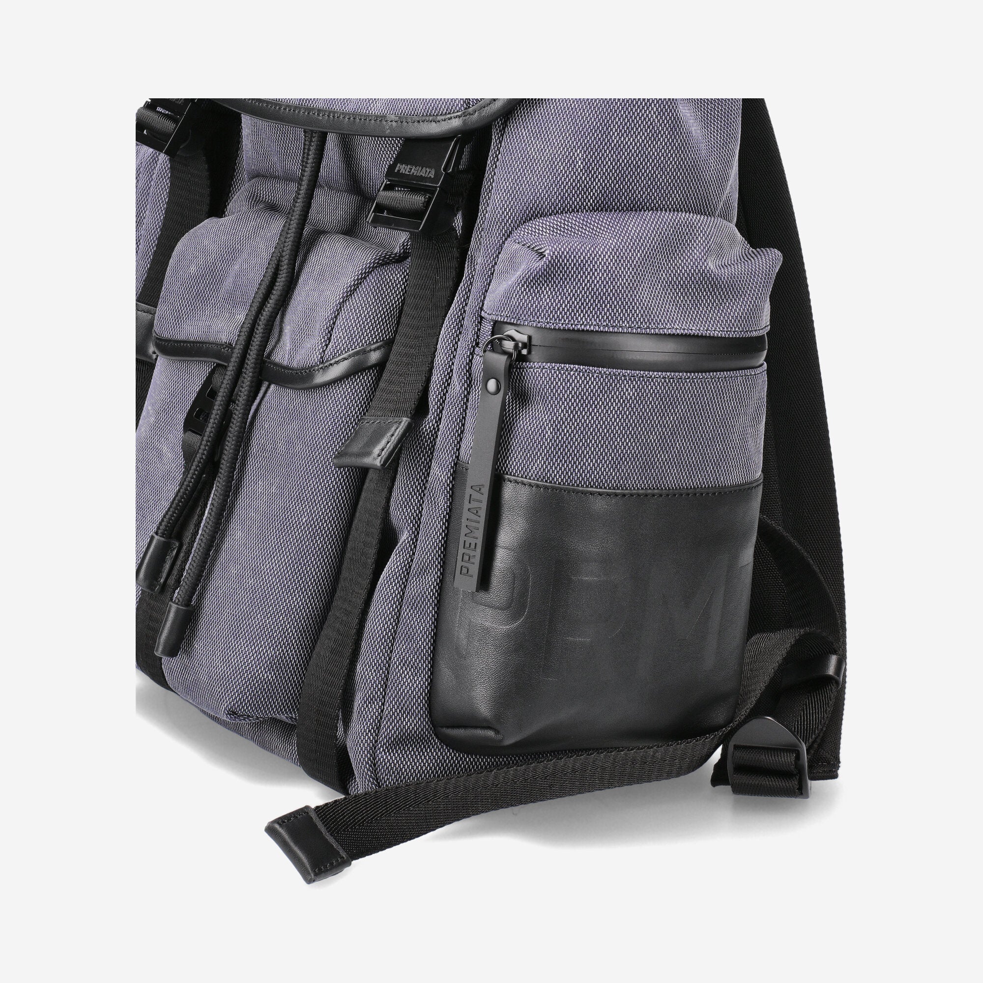 Booker Premiata's Light Purple Waterproof Nylon Backpack