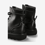 Ankle Boots 32215B Leather Deco Nero