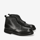 Ankle Boots 32221B Lace-up Leather Nodik Nero