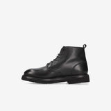 Ankle Boots 32221B Lace-up Leather Nodik Nero