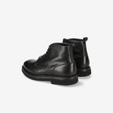 Ankle Boots 32221B Lace-up Leather Nodik Nero