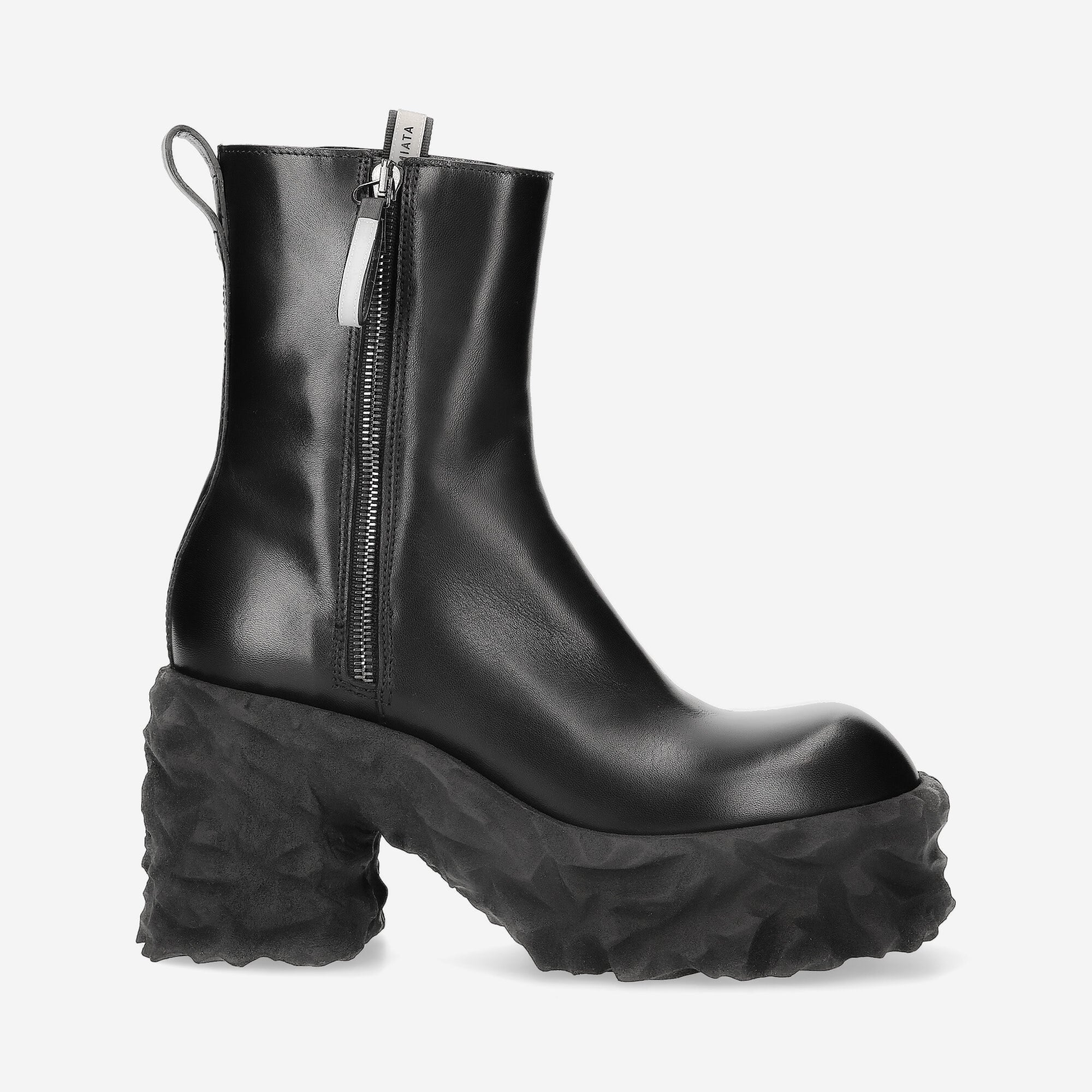 Premiata polished leather ankle boots - Black