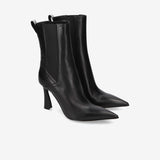 Ankle Boot M6589B Nappa Nero Lambskin Booties