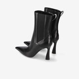 Ankle Boot M6589B Nappa Nero Lambskin Booties