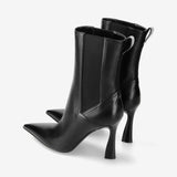 Ankle Boot M6589B Nappa Nero Lambskin Booties