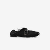 Loafer M6823A Furry Nappa Nero