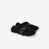 Loafer M6823A Furry Nappa Nero