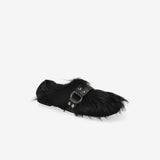 Loafer M6823A Furry Nappa Nero