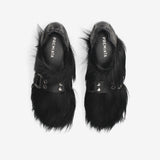 Loafer M6823A Furry Nappa Nero