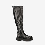 High Boots M6832A Nappa Stretch Black