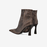 Meigi suede ankle boot M6839A Old Nero