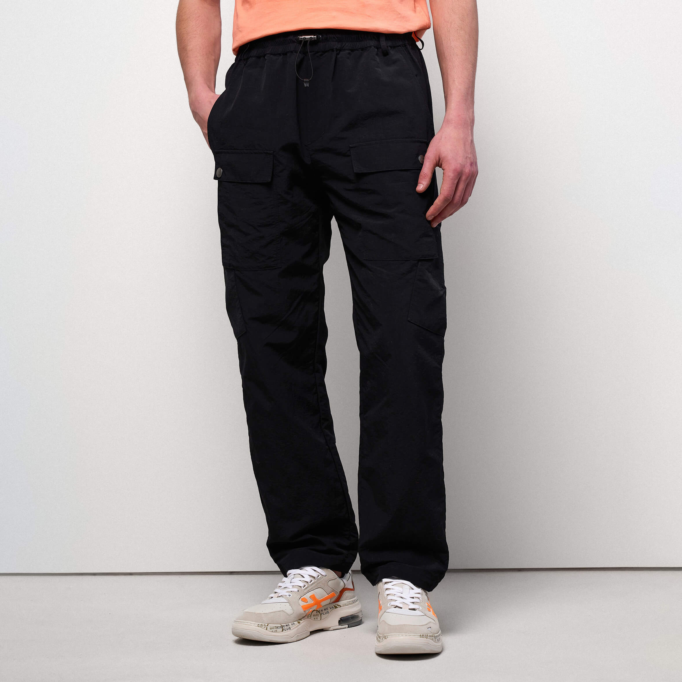 ART OF FIELD FUTURE CARGO PANTS - BLACK 60%OFF